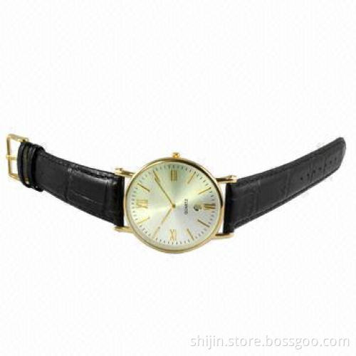Japan movement quartz with special round dial watch, China manufacturer